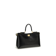 Sac à bandoulière Dolce & Gabbana en cuir de veau noir Bos Taurus