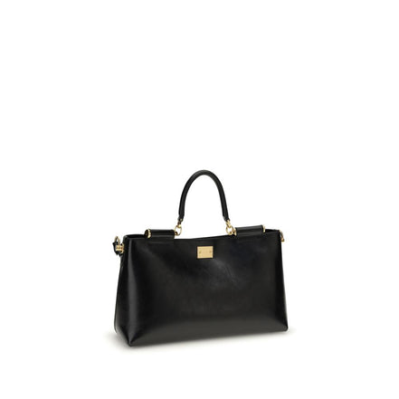 Sac à bandoulière Dolce & Gabbana en cuir de veau noir Bos Taurus