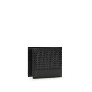 Portefeuille Dolce & Gabbana en cuir de veau noir Bos Taurus