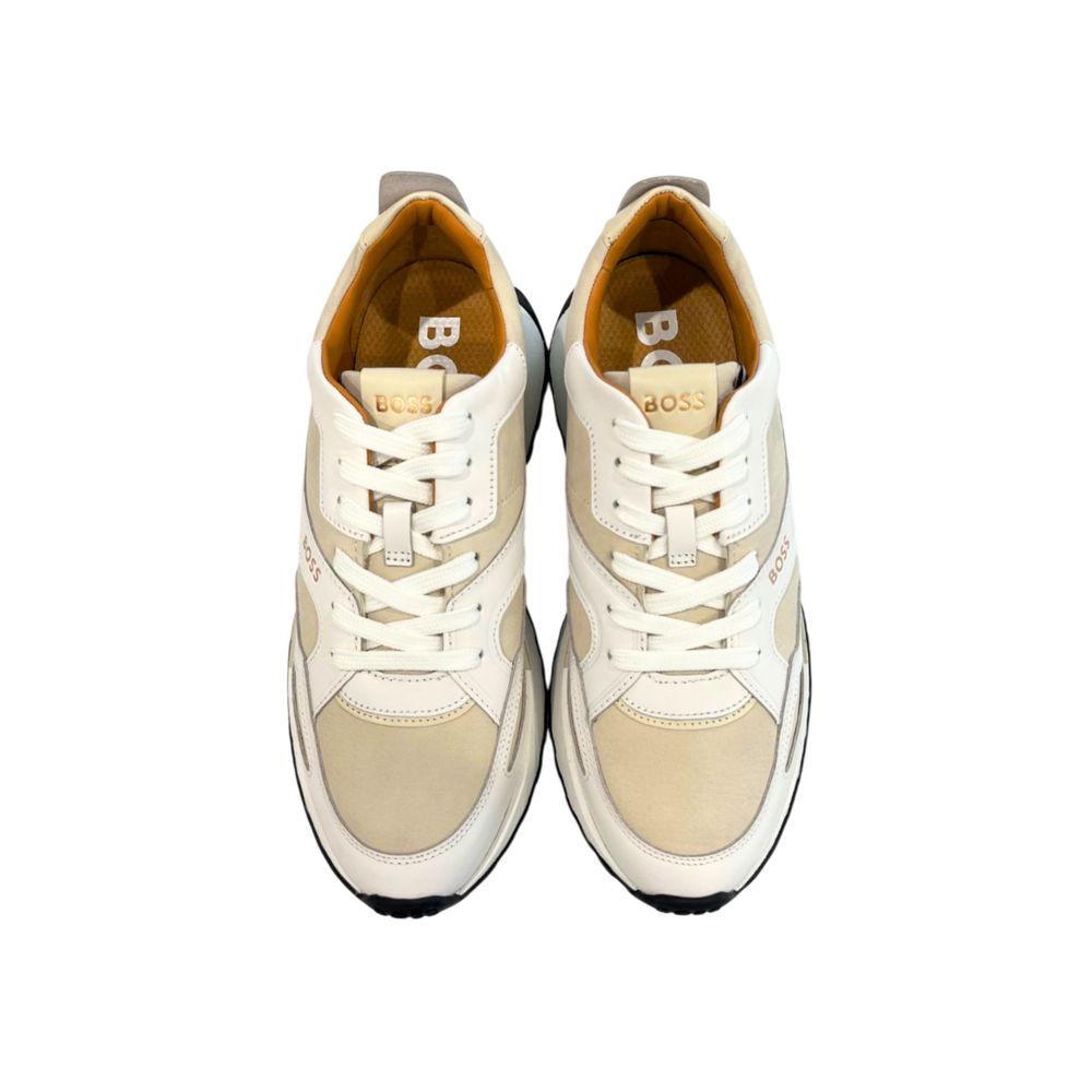 Hugo Boss White Leather Sneakers