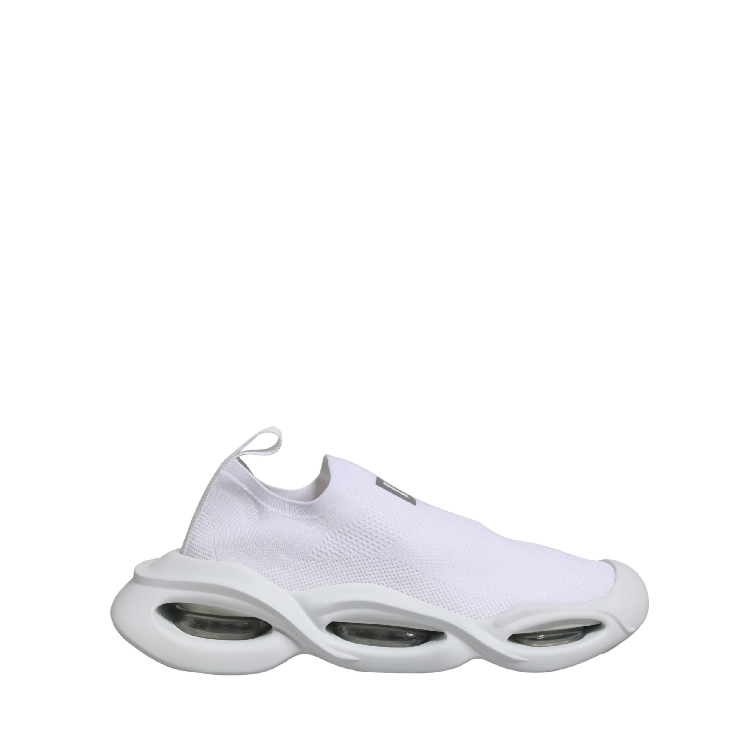 Scarpe da ginnastica basse stringate Dolce & Gabbana bianche modello Wave