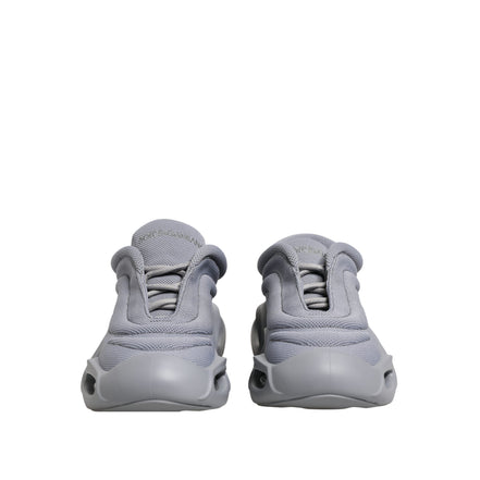 Dolce & Gabbana Grey Slip On Wave Low Top Sneakers