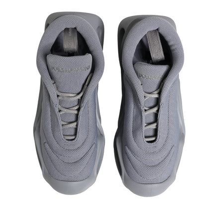 Dolce & Gabbana Grey Slip On Wave Low Top Sneakers