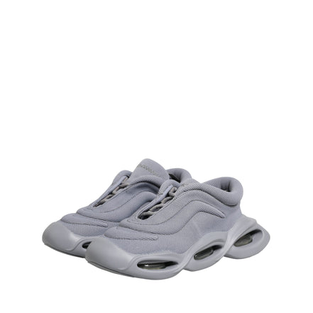 Dolce & Gabbana Grey Slip On Wave Low Top Sneakers