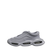 Dolce & Gabbana Grey Slip On Wave Low Top Sneakers