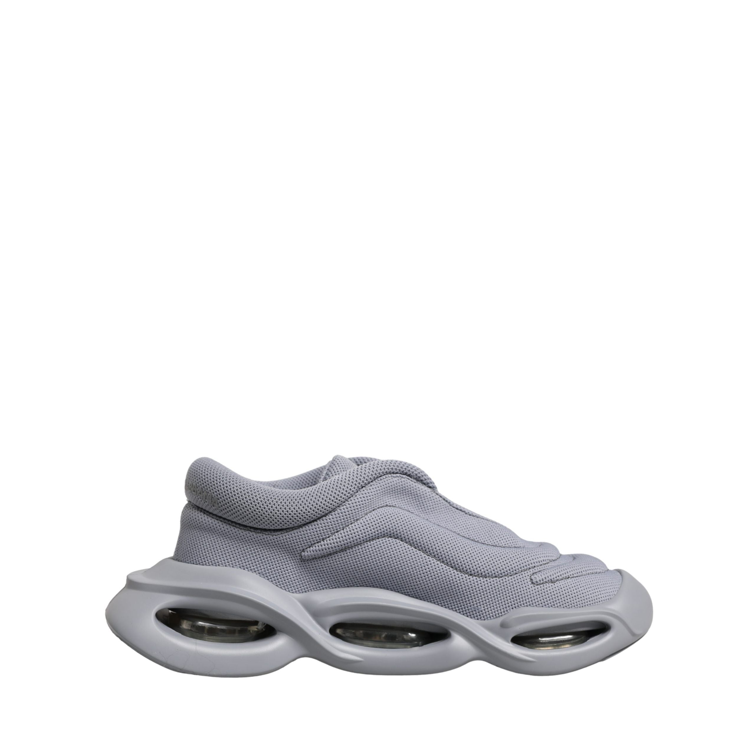 Dolce & Gabbana Grey Slip On Wave Low Top Sneakers
