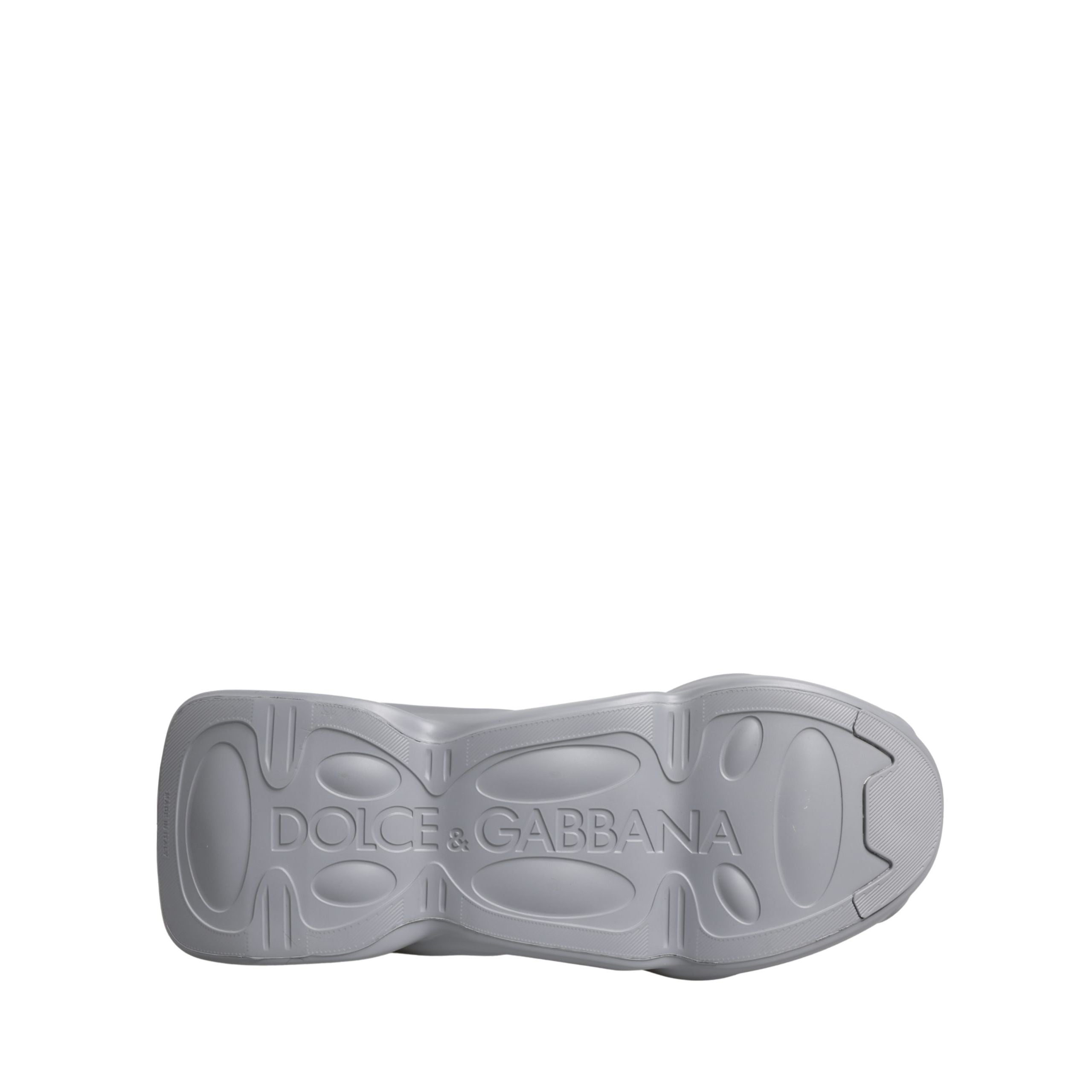 Dolce & Gabbana Grey Slip On Wave Low Top Sneakers