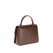 PINKO Brown Love One Top Mini Handbag