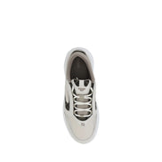 Fendi White Calf Leather Low Top Sneakers