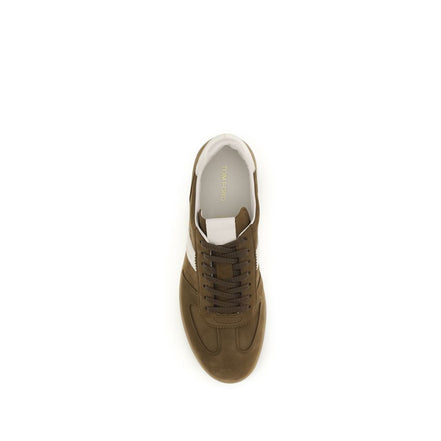 Tom Ford Brown Low Top Sneakers