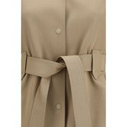 Max Mara Brown Wool Sleeveless Jacket