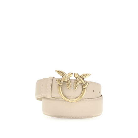 PINKO Beige Love Berry Belt