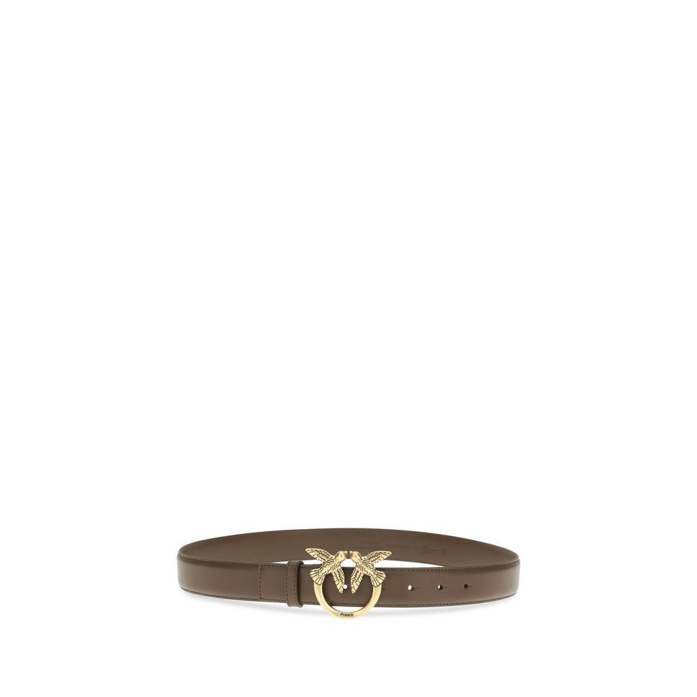 PINKO Brown Love Berry Belt