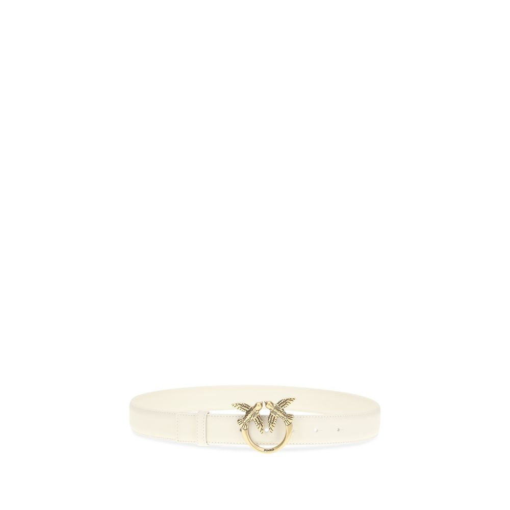 PINKO White Love Berry Belt