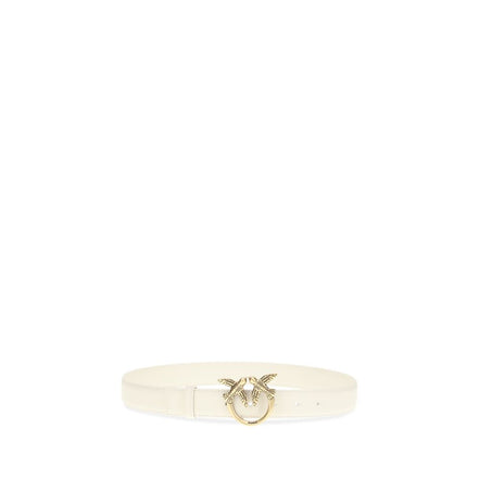 PINKO White Love Berry Belt