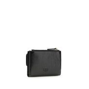 PINKO Black Logo Snap Wallet