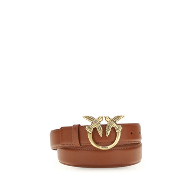 PINKO Brown Love Berry Belt 3cm