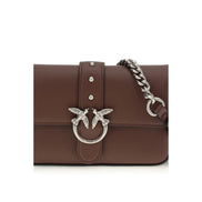 PINKO Brown Baby Love Shoulder Bag