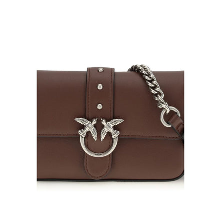 PINKO Brown Baby Love Shoulder Bag