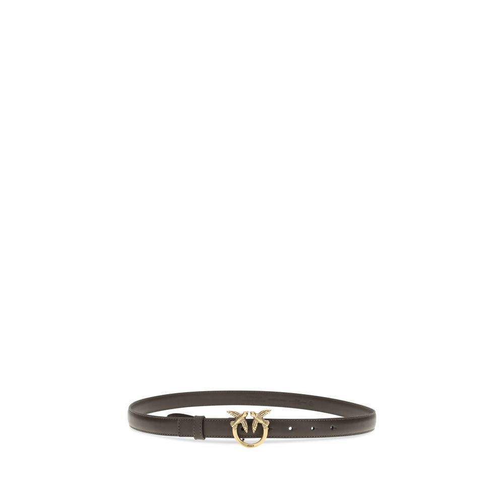 PINKO Brown Love Berry Belt 2cm