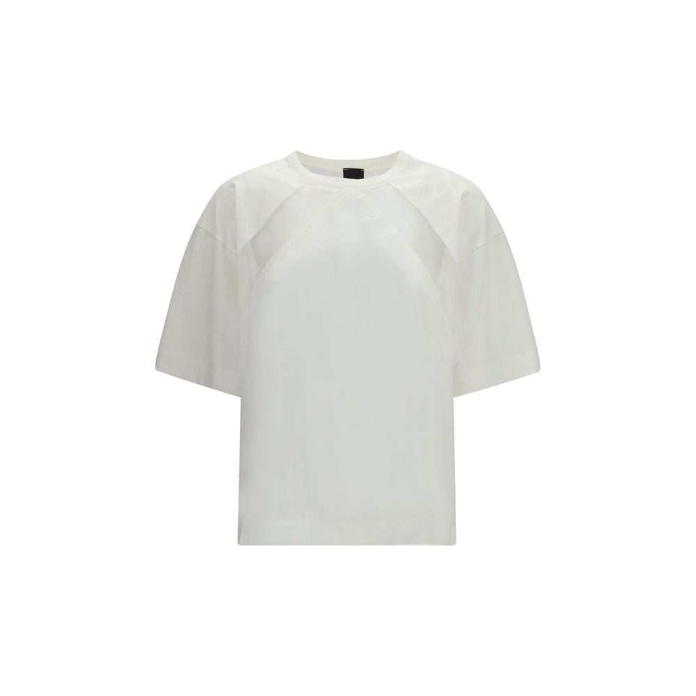 PINKO White Stephanie Lace T-Shirt