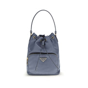 Prada Blue Polyamide Bucket Bag