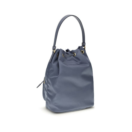 Prada Blue Polyamide Bucket Bag