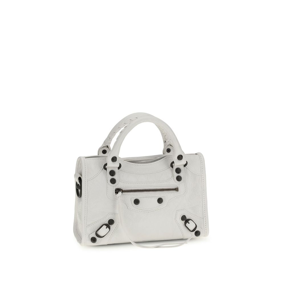 Balenciaga White Leather Handbag