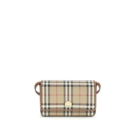 Portafoglio Burberry in poliuretano beige