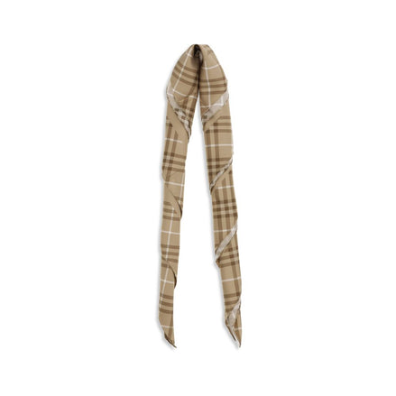 Burberry Beige Silk Scarf