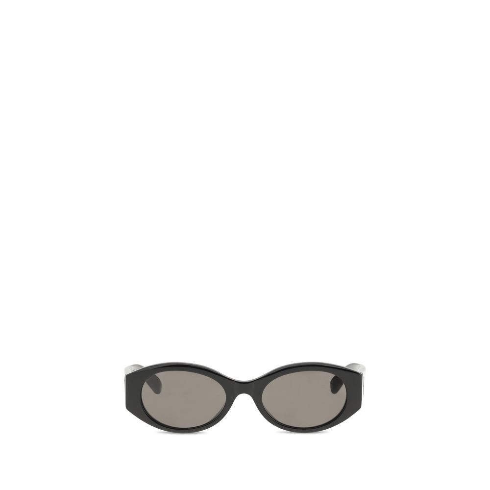 Lunettes de soleil Balenciaga noires en acétate
