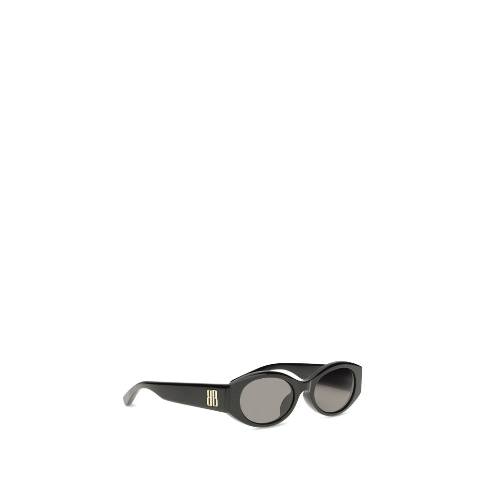 Lunettes de soleil Balenciaga noires en acétate