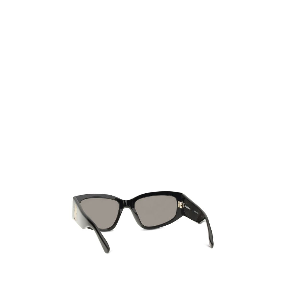 Lunettes de soleil Balenciaga noires en acétate