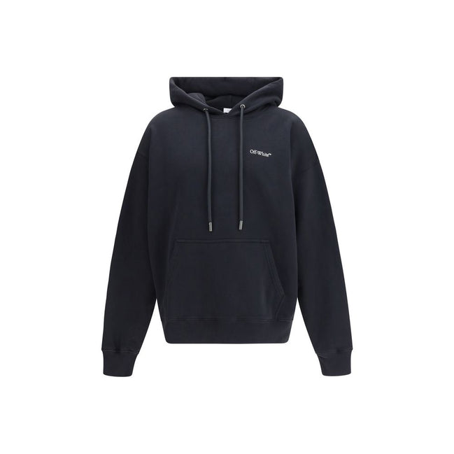 Off-White Black Cotton Sweatshirt