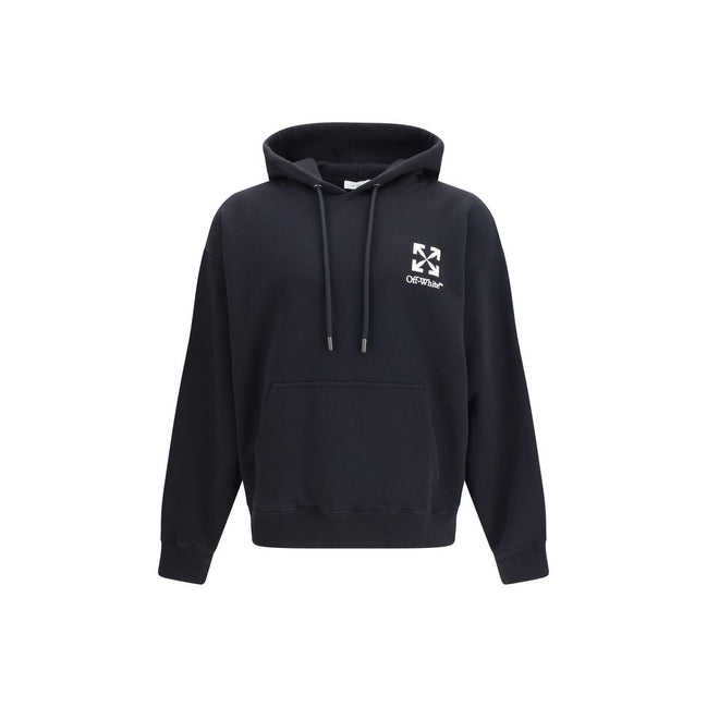 Off-White Black Cotton Sweatshirt