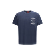 Diesel Blue Cotton T-Shirt