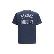 Diesel Blue Cotton T-Shirt