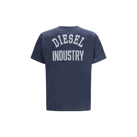 Diesel Blue Cotton T-Shirt