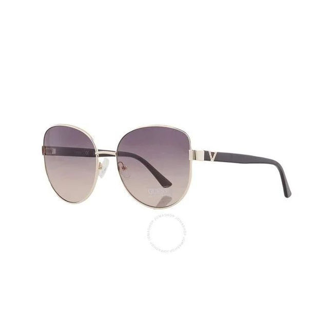 Occhiali da sole Guess con montatura in metallo dorato