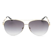 Occhiali da sole Guess con montatura in metallo dorato