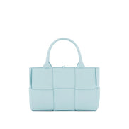 Bottega Veneta Blue Leather Tote Bag