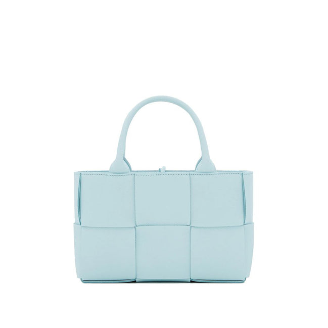 Bottega Veneta Blue Leather Tote Bag