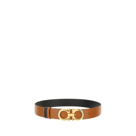 Ceinture Ferragamo en cuir de veau marron Bos Taurus