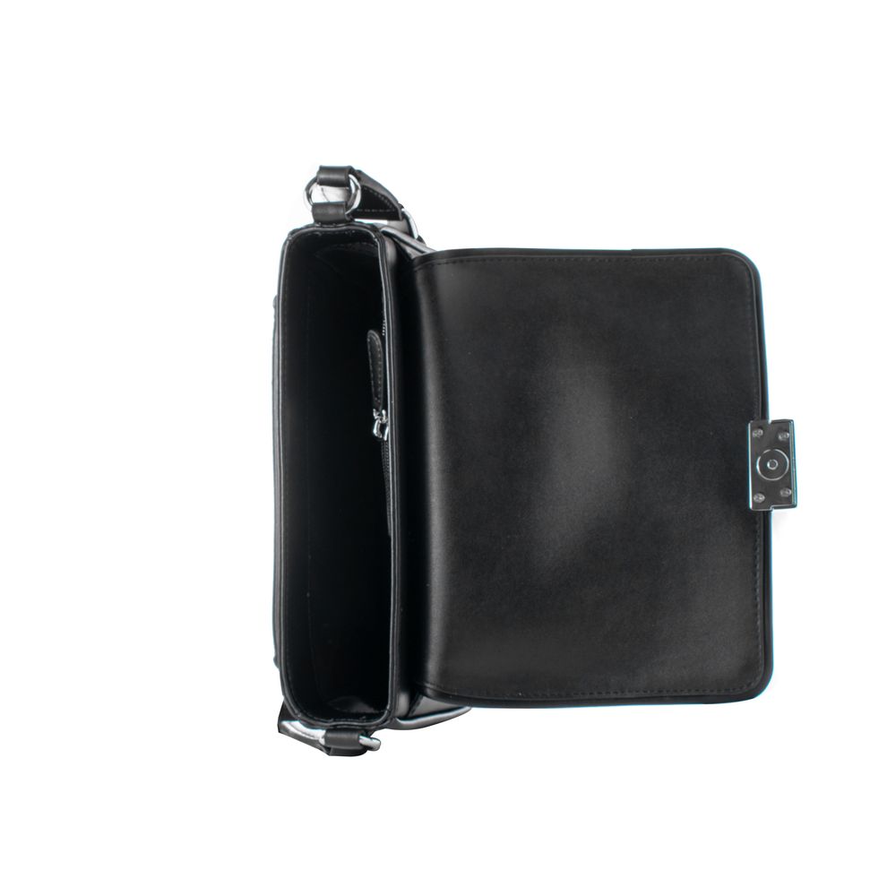 Sac à bandoulière en cuir noir Michael Kors