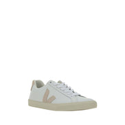 Veja White Calf Leather Low Top Sneakers - Women