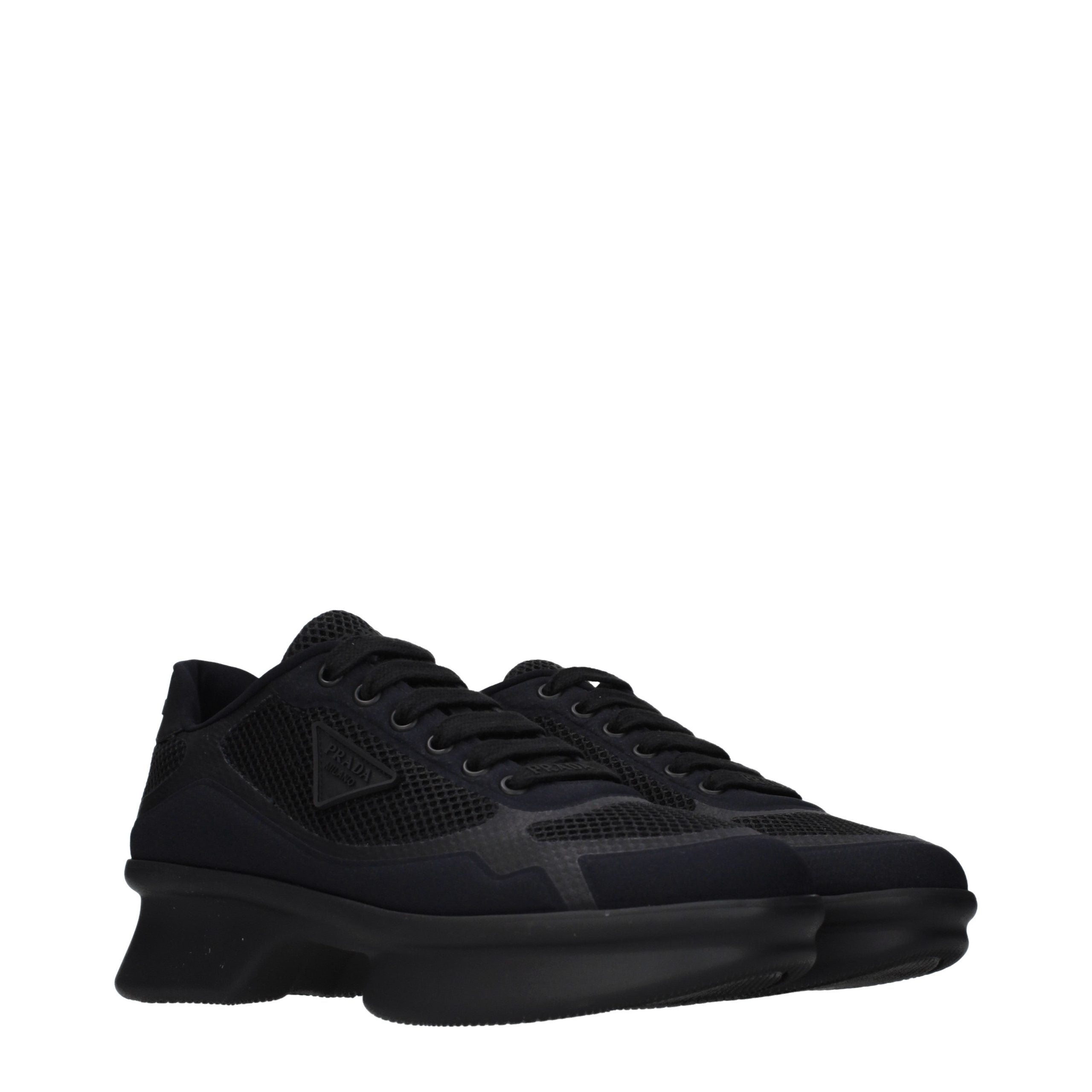 Prada Black Low Top Sneakers