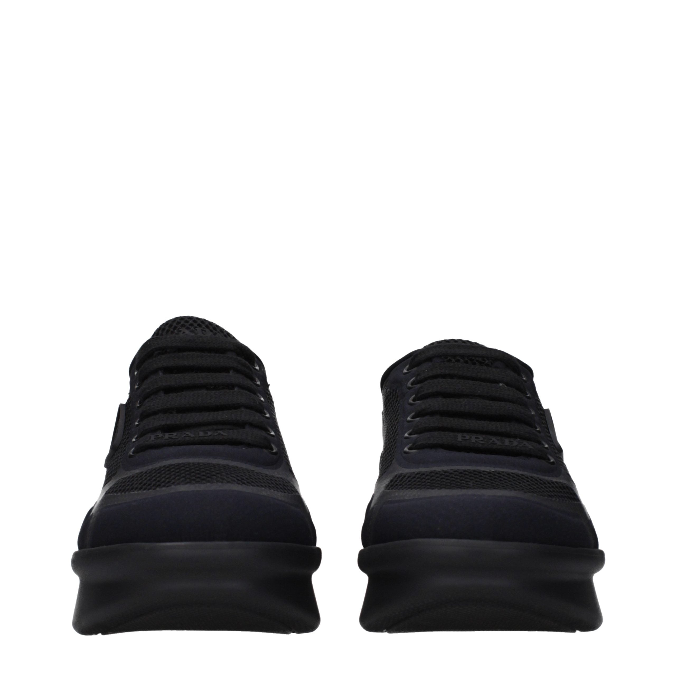 Prada Black Low Top Sneakers