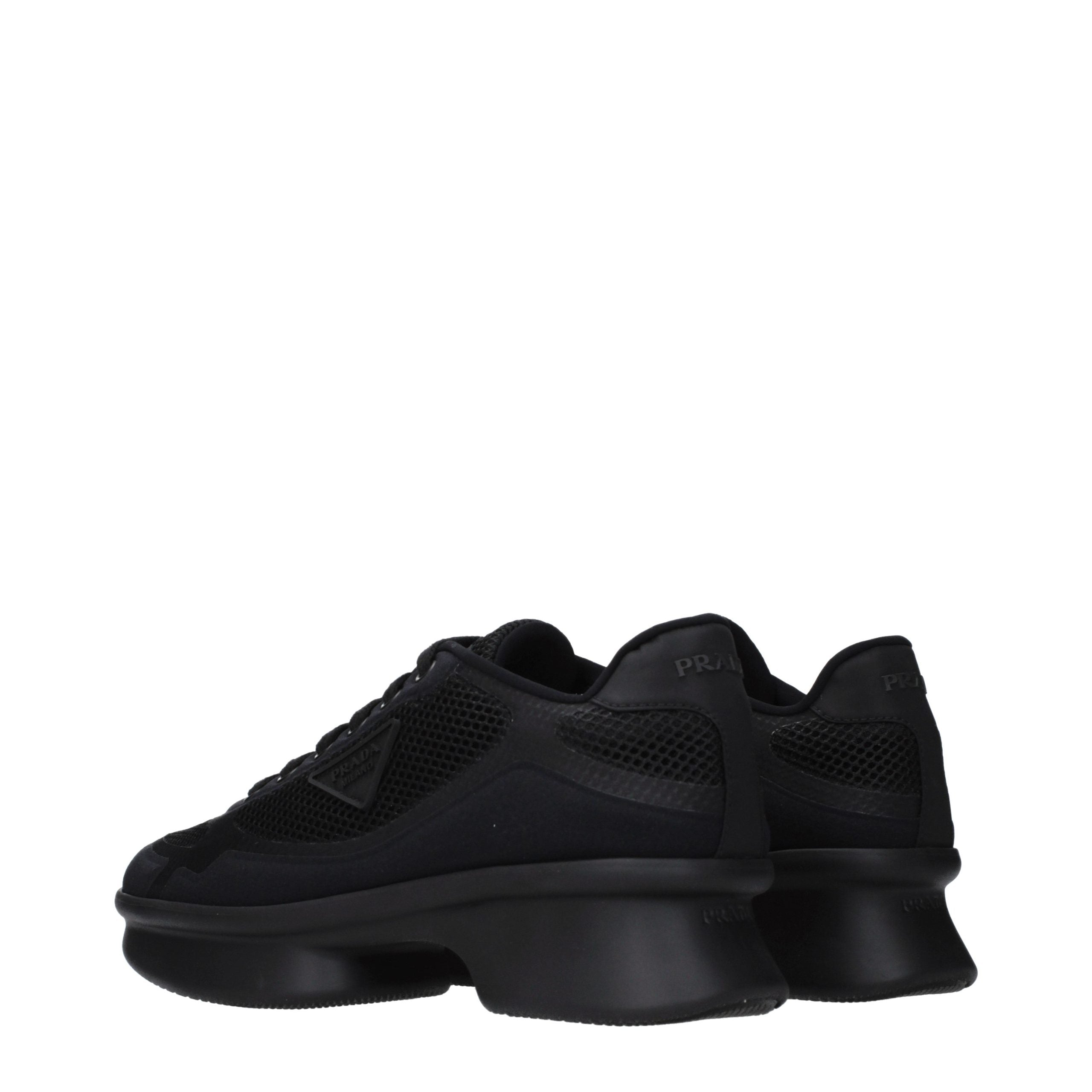 Prada Black Low Top Sneakers