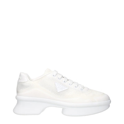 Prada White Athletic Sneakers