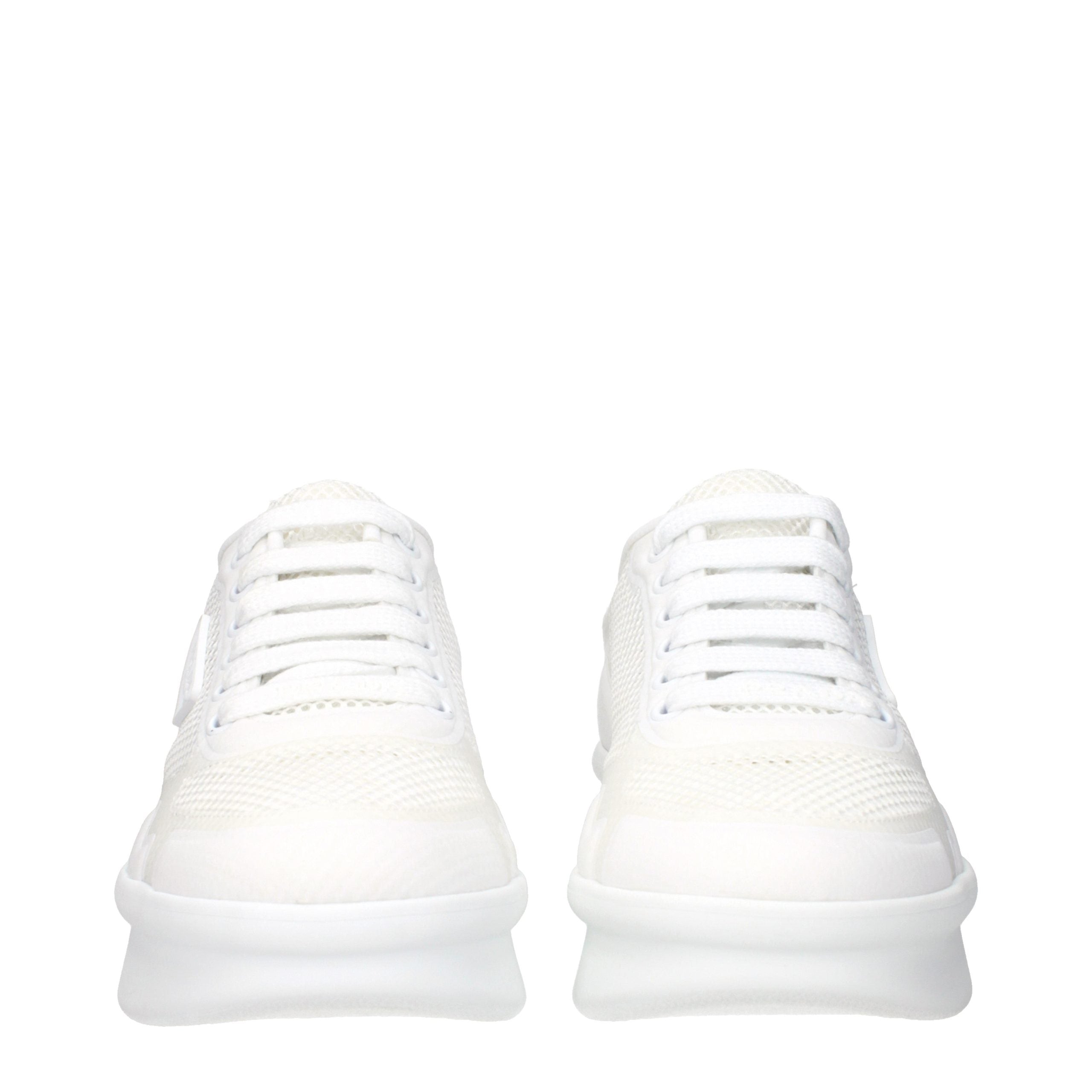 Prada White Athletic Sneakers